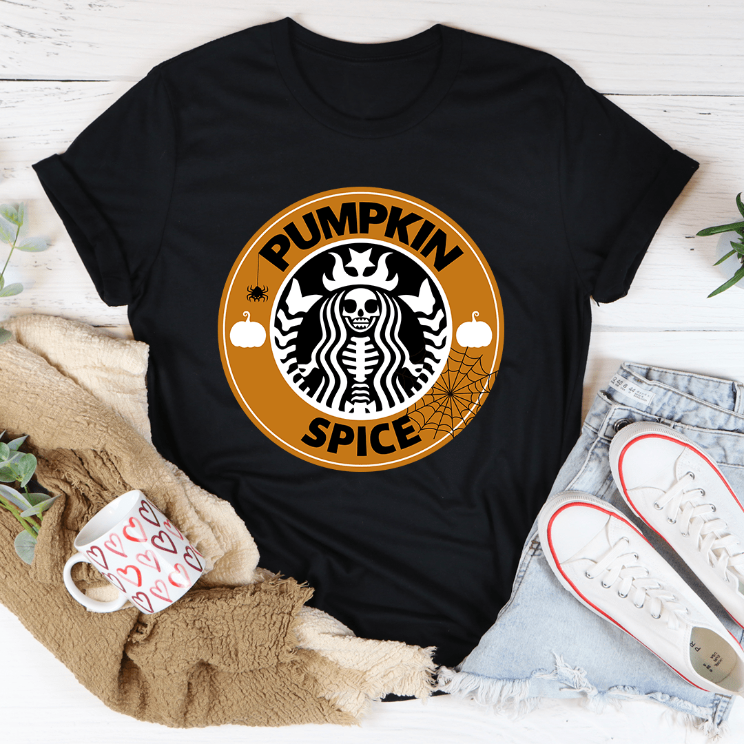 Pumpkin Spice Halloween Tee-2
