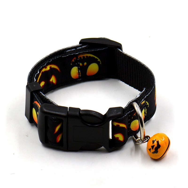 Halloween Spooky Ghost Dog Collar-3