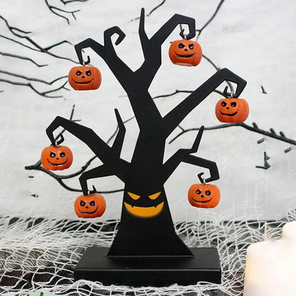 Halloween Iron Tabletop Tree-3