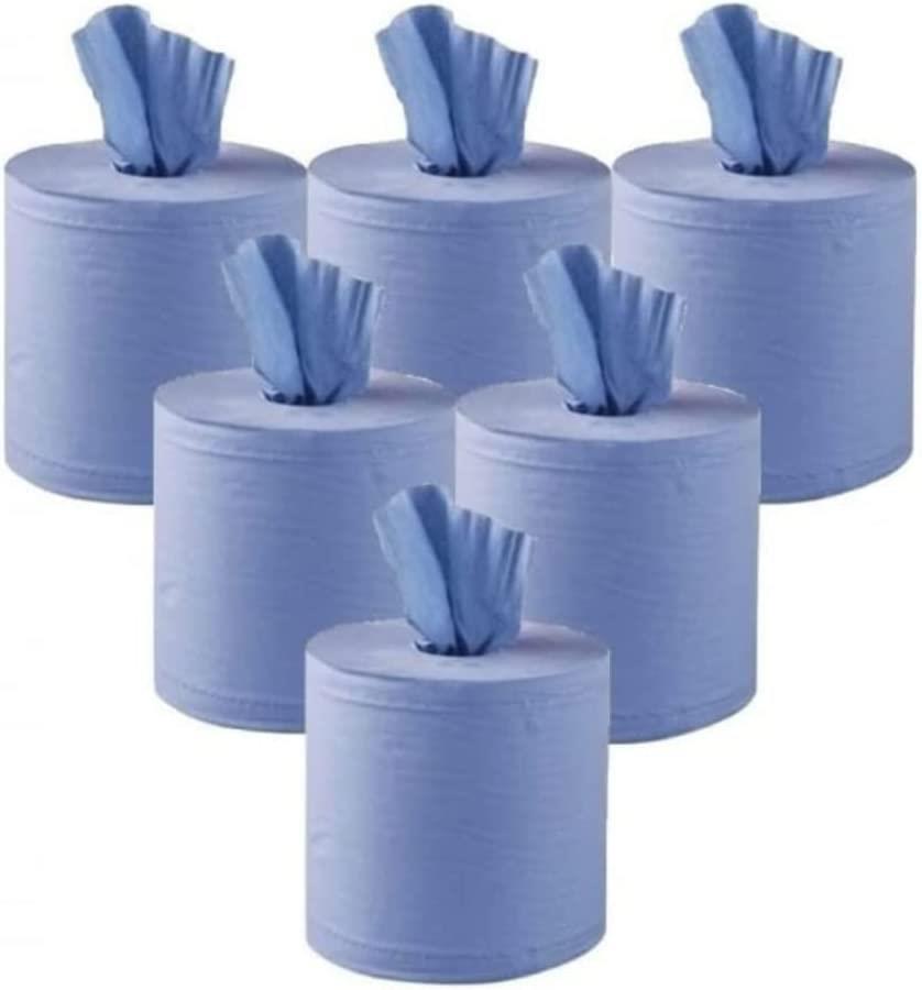 Centrefeed Blue Roll 6