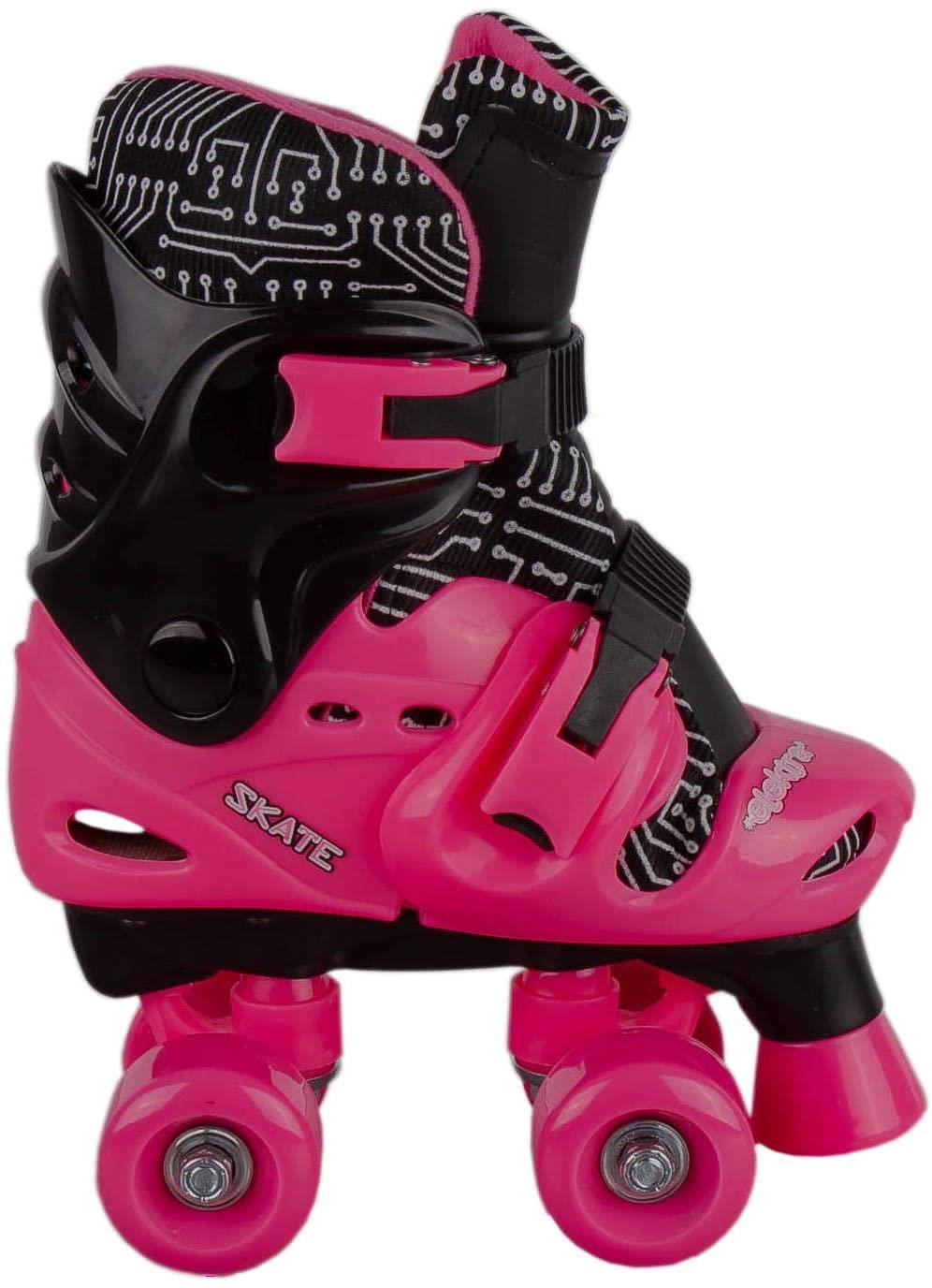 Elektra Quad Boot Medium Blk &Pink 13J-2