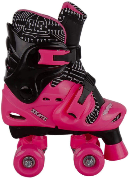 Elektra Quad Boot Medium Blk &Pink 13J-2