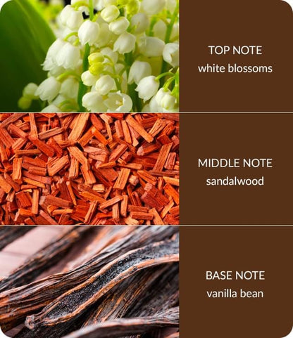 White Blossom & Sandalwood Fragrance Diffuser 140ml Up to 16 Weeks of Fragrance